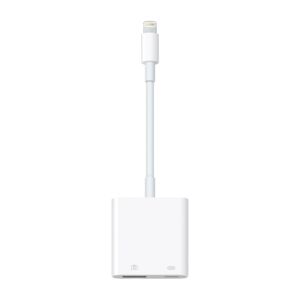 Apple Lightning to USB Camera Adapter White Apple Lightning to USB Camera Adapter White